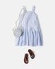 Monnalisa Monnalisa Striped linen-blend dress - 2