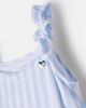 Monnalisa Monnalisa Striped linen-blend dress - 4