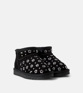 Monnalisa Monnalisa Studded suede boots