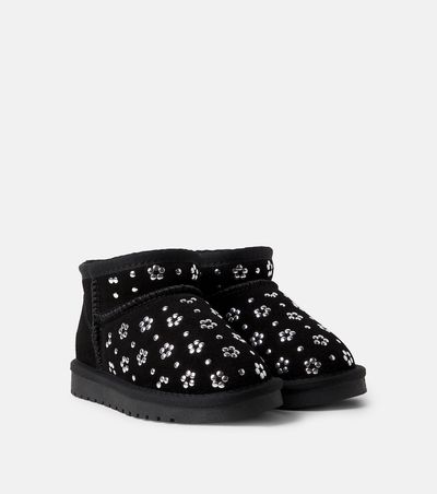 Monnalisa Monnalisa Studded suede boots
