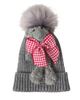 Monnalisa Monnalisa Teddy Bear bow-detail beanie - 1