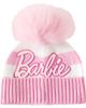 Monnalisa Monnalisa x Barbie® pompom embroidered striped beanie - 1