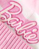 Monnalisa Monnalisa x Barbie® pompom embroidered striped beanie - 2