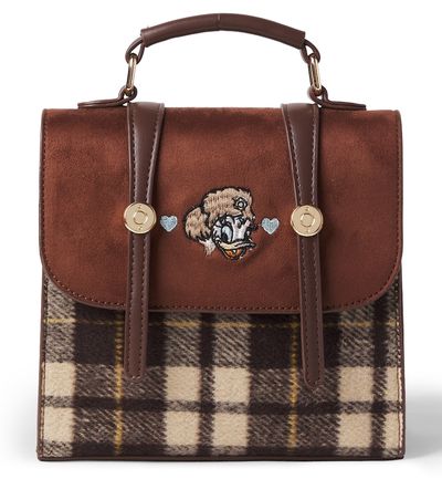 Monnalisa Monnalisa x Disney® checked backpack