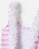 Monnalisa Monnalisa x Disney® printed ruffled swimsuit - 4