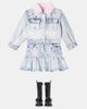 Monnalisa Monnalisa x Disney® Stitch denim miniskirt - 2