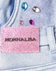 Monnalisa Monnalisa x Disney® Stitch denim miniskirt - 3