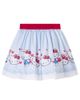 Monnalisa Monnalisa x Hello Kitty striped cotton skirt - 1