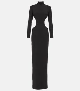 Monot MÃ´not Cutout crÃªpe gown