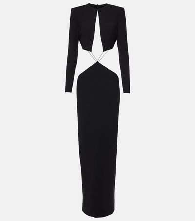 Monot Mônot Cutout Crêpe Maxi Dress