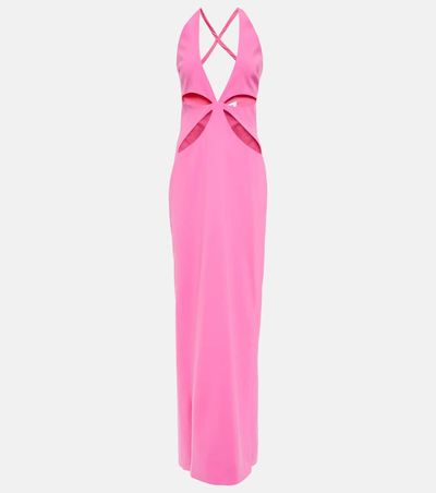 Monot MÃ´not Cutout halterneck gown