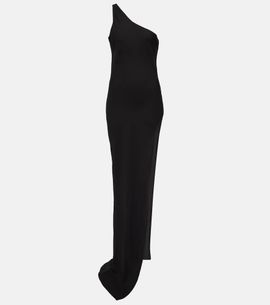 Monot MÃ´not One-shoulder chiffon maxi dress