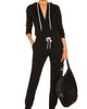 MONROW MONROW Supersoft Fleece Hooded Jumpsuit - 1