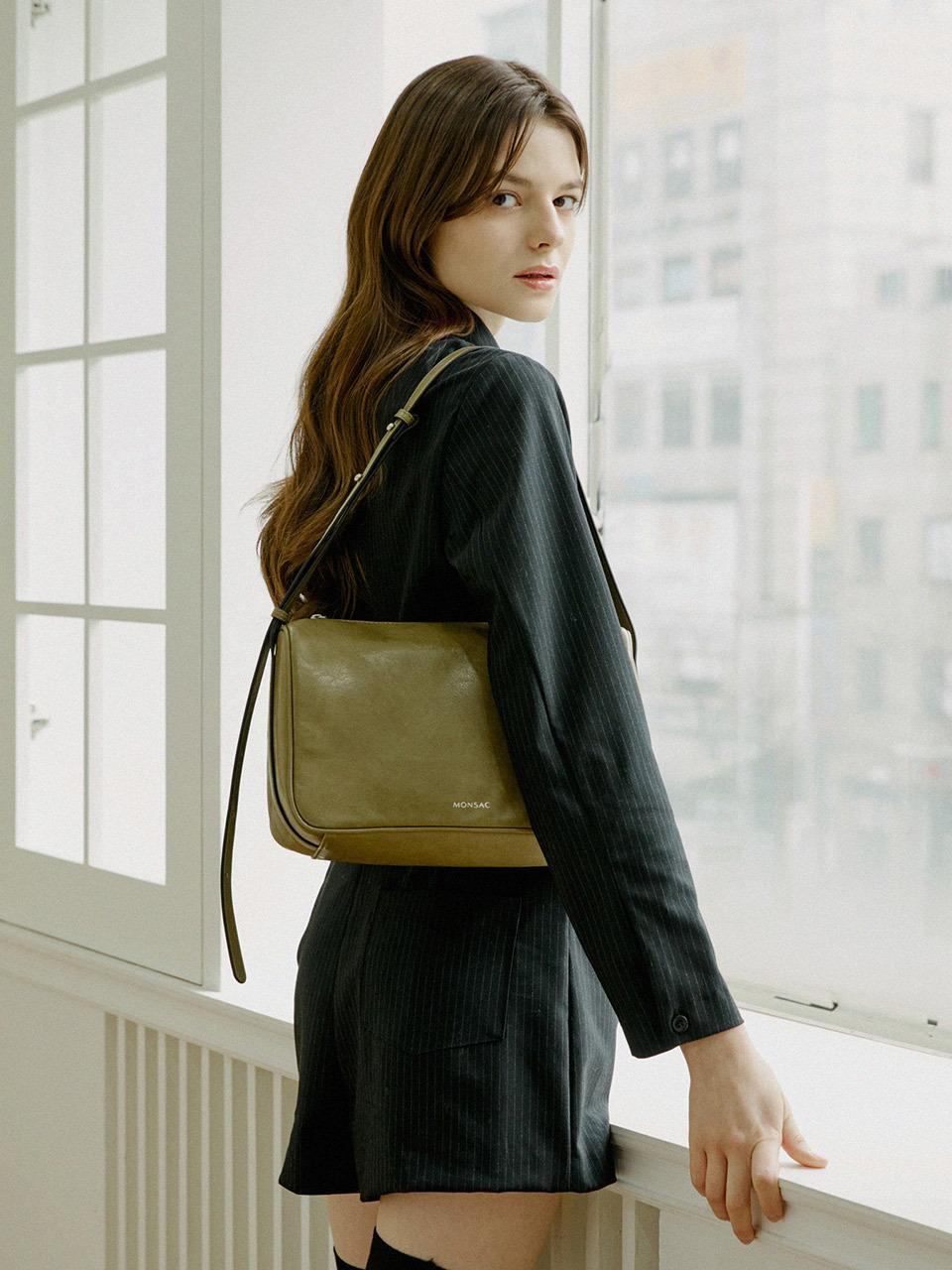 MONSAC Claire Shoulder And Cross Large Bag
