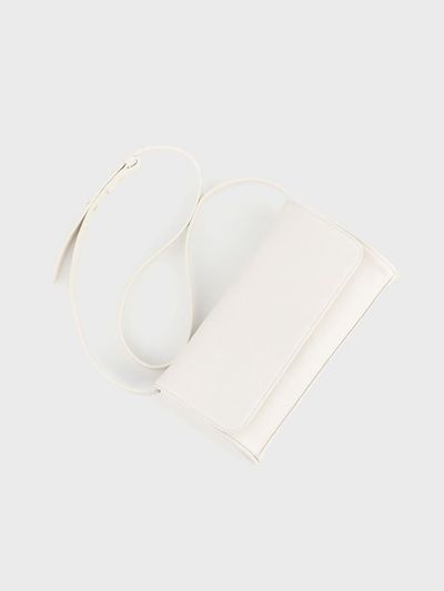 MONSAC Mongsak Lube Square Bag beige AP12 2495-IV