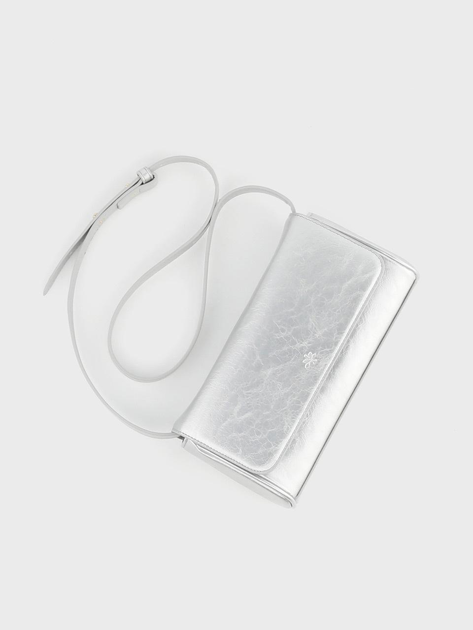 MONSAC Mongsak Lube Square Bag Silver AP12-2495- SI