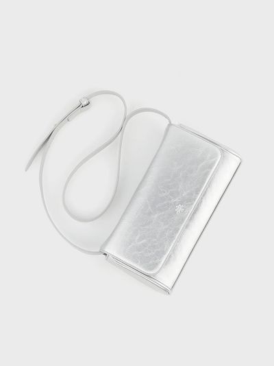 MONSAC Mongsak Lube Square Bag Silver AP12-2495- SI
