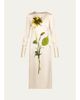 Monse Deconstruction Layered Sunflower Printed Silk Dress - 1