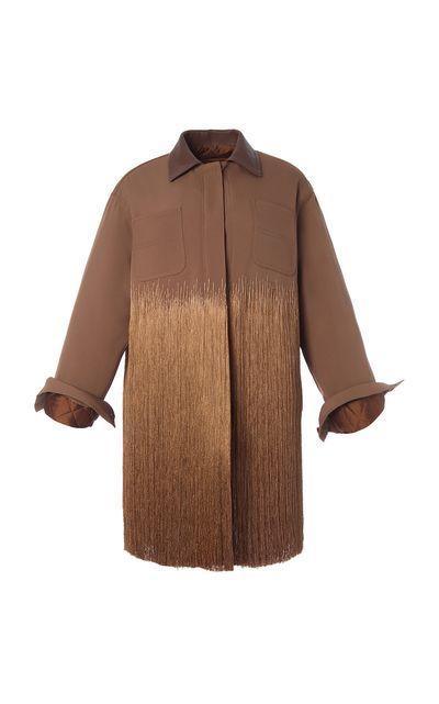 MONSE MONSE Barn Fringed Satin Jacket
