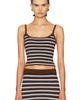 Monse Monse Combo Stripe Tank Top And Cardigan - 2