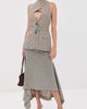 Monse Monse Cross Lapel Vest Jacket Brown Multi - 5