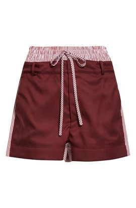 MONSE MONSE Deconstructed Double Waistband Shorts