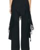 Monse Monse Deconstructed Tailored Lace Hem Skirt Trouser - 4