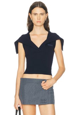 Monse Monse Double Sailor Collar Sweater Vest