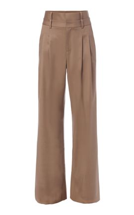 MONSE MONSE Double Waistband Wool WideLeg Pants