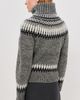 Monse Monse Fair Isle Turtleneck Sweater Grey Multi - 3