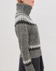 Monse Monse Fair Isle Turtleneck Sweater Grey Multi - 4