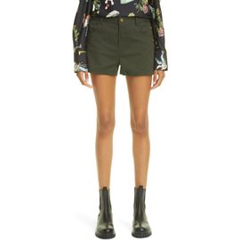 MONSE MONSE Grommet Brushed Twill Shorts