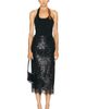 Monse Monse Lace Hem Sequin Skirt - 5
