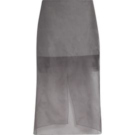 MONSE MONSE Layered Silk Organza Pencil Skirt