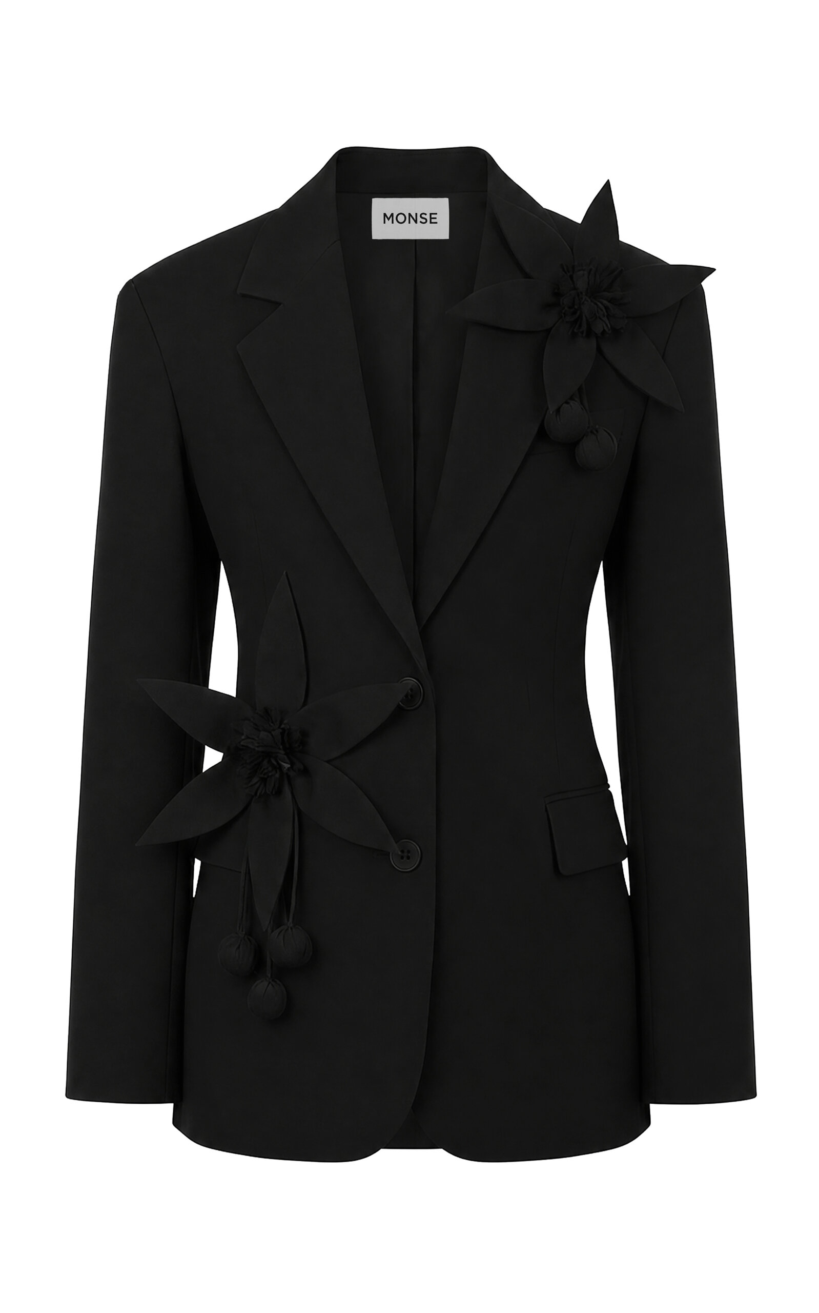 MONSE MONSE Lemon Flower StretchWool Suit Jacket