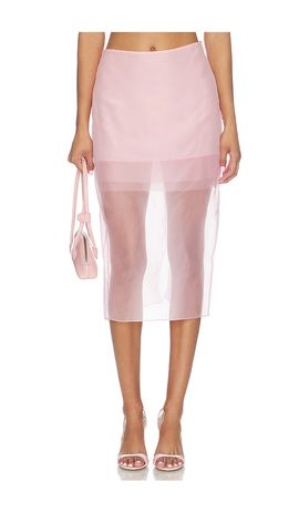 Monse Monse Organza Pencil Skirt