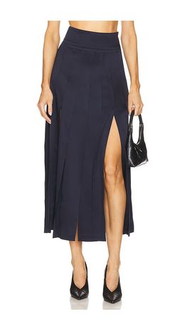 Monse Monse Panel Fringe Skirt