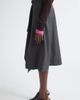 MONSE MONSE Pleated Asymmetrical Wool Blend Wrap Midi Skirt - 4