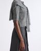 MONSE MONSE Scarf Detail Cropped Polo Sweater - 4