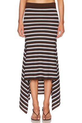 Monse Monse Stripe Cascade Skirt