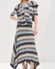 Monse Monse Striped Jacquard Skirt Blue Multi - 5