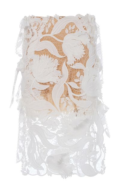 MONSE MONSE Tulip Lace KneeLength Skirt