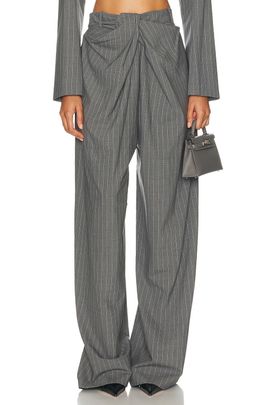 Monse Monse Twist Pinstripe Trouser