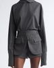 MONSE MONSE Wool Blend Tie Back Top - 1