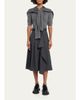 Monse Pleated Asymmetric Wrap Skirt - 2