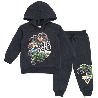 Monster Jam Monster Jam Fleece 2-Piece Hoodie and Pants Set