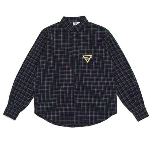 Monster Jam Monster Jam Grave Digger Long Sleeve Button Down Shirt
