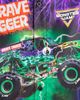 Monster Jam Monster Jam Grave Digger Short Sleeve Button Down Shirt - 4