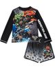 Monster Jam Monster Jam Long Sleeve Rash Guard and Swim Trunks Set - 1