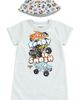 Monster Jam Monster Jam One Piece Romper and Bucket Hat Set - 1